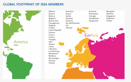 Issa Global Footprint - World Map Icon Png, Transparent Png, Free Download
