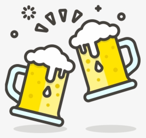 Cartoon Beer Mugs Clinking, HD Png Download, Free Download