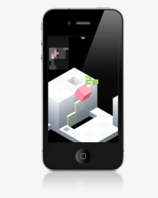 Edge Gameplay Mockup On Vertical Iphone 4 - Mobigame Net, HD Png Download, Free Download