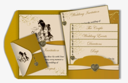 Email Card Pocket Fold Design Luxury Indian - Invitation, HD Png Download, Free Download