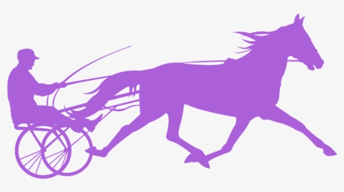 Harness Racing Silhouette Png, Transparent Png, Free Download