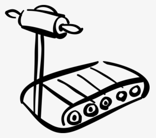 Vector Illustration Of Runner"s Treadmill For Fitness, HD Png Download, Free Download