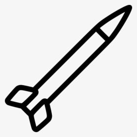 Missile - Black And White Missile, HD Png Download, Free Download