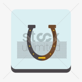 Free A Horseshoe Vector Image - Crescent, HD Png Download, Free Download