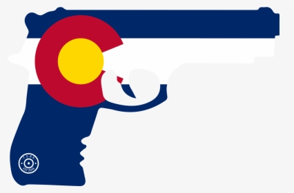 Gun Decals Colorado State Flag Auto Decals - Colorado Flag And Guns, HD Png Download, Free Download