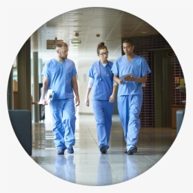 Doctors Walking Down Hallway, HD Png Download, Free Download