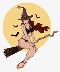 Sexy Animated Witch, HD Png Download, Free Download