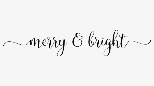 Transparent Merry And Bright Clipart, HD Png Download, Free Download