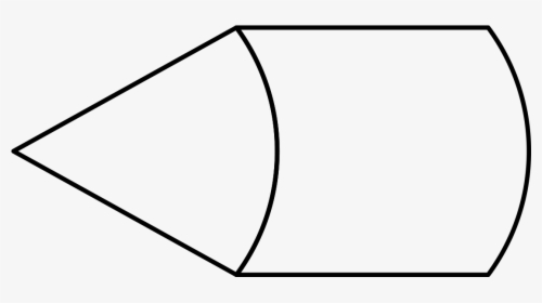 Cone And Cylinder - Line Art, HD Png Download, Free Download