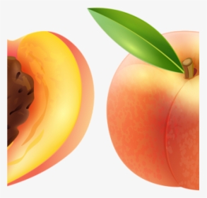 Peach Clipart Large Peach Clipart Image 41704 Free - Peach, HD Png Download, Free Download