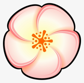 Peach Clipart For You Image - Peach Flowers Cartoon, HD Png Download, Free Download