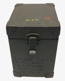 Geninuine Wwii Wooden Us Army Telephone Repeater Box - Box, HD Png Download, Free Download