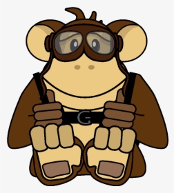 Flyingmonkey - Monkey Rowing, HD Png Download, Free Download