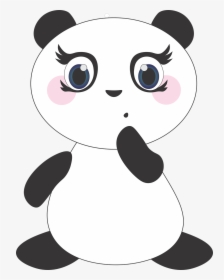 Panda Cute Anime Free Photo - Gambaran Anime Lucu, HD Png Download, Free Download