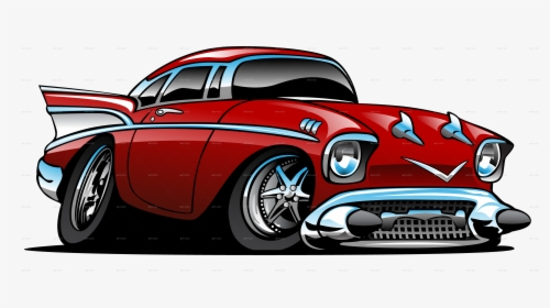American Hot Rod , Png Download - Antique Car Cartoon, Transparent Png, Free Download