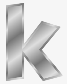 Effect Letter K Png Image - Letter K Silver Png, Transparent Png, Free Download