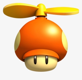 Skip And Sqak - New Super Mario Bros Wii Propeller Mushroom, HD Png Download, Free Download