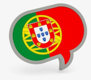 Speech Bubble Icon - Portugal Flag, HD Png Download, Free Download