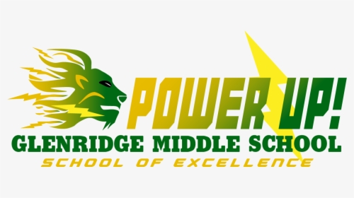 Glenridge Power Up Logo - Glenridge Middle School Logo, HD Png Download, Free Download