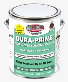 Mad Dog Mdp100 1g Clear Exterior Primer Stops Peeling - Mad Dog Dura Prime, HD Png Download, Free Download