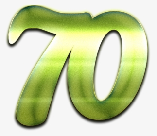 70 Number Green Design Png - Transparent 70 Number, Png Download, Free Download