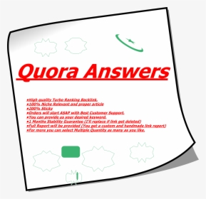 Promote Your Website With 20 Quora Answers - Illustration, HD Png Download, Free Download