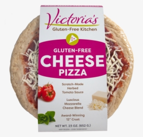 Victorias Gluten Free Cheese Pizza Packaged - Whole Wheat Bread, HD Png Download, Free Download