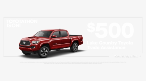 $500 Trade Assistance - Toyota Tacoma Colors 2018, HD Png Download, Free Download
