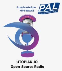 Utopian Radio Logo Wide - Graphic Design, HD Png Download, Free Download