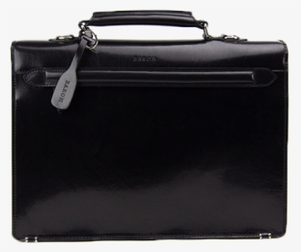 Small Briefcase Black Leather - Briefcase, HD Png Download, Free Download