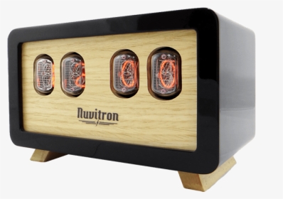 Nuvitron Postmodern Nixie Clock * Nuvitron Black Postmodern - Nuvitron Nixie Clock, HD Png Download, Free Download