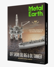 Offshore Oil Rig & Oil Tanker Gift Set - Metal Earth Oil Tanker, HD Png Download, Free Download