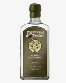 Gin - Journeyman Distillery Gin Bilberry Black Hearts, HD Png Download, Free Download