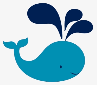 Blue Whale Clipart Nautical - Teal Whales Clip Art, HD Png Download, Free Download