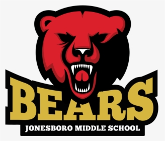 School Logo - Jonesboro Middle School Bear, HD Png Download, Free Download