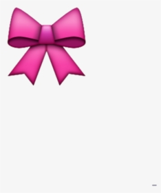 #bow #emoji #cute - Pink Bow Tie Emoji, HD Png Download, Free Download