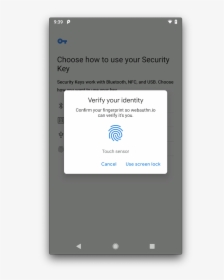 Use Biometric Authentication Android, HD Png Download, Free Download