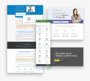 Thrive Architect Landing Pages, HD Png Download, Free Download