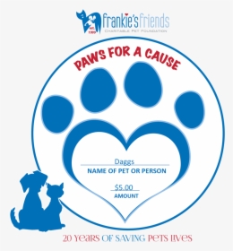Paws For A Cause 2019 Icon Daggs - Jpeg, HD Png Download, Free Download