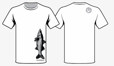 Snook Grey T - Transparent Vector T Shirt Png, Png Download, Free Download