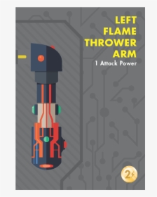 Left Flame Thrower Arm - Internacional Campeão De Tudo, HD Png Download, Free Download