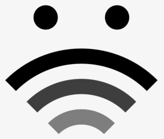 Wi-fi Sadface - Wifi Icon Png Face, Transparent Png, Free Download
