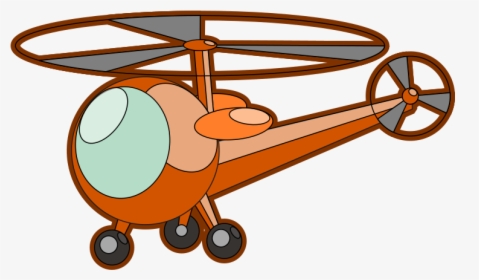 Helicopter - Helicopter Cartoon Png, Transparent Png, Free Download