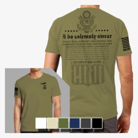 T Shirt Template Png New Oath Od Green T Shirt Nine - Active Shirt, Transparent Png, Free Download
