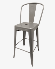 Xl Brewhouse Barstool With Back In Silver Bullet Finish - H01 8037 G2 Bar Stool, HD Png Download, Free Download