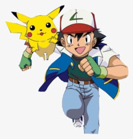 Thumb Image - Pokemon Ash Ketchum Pikachu, HD Png Download, Free Download