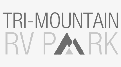 Tri Mountain Rv Park Logo Green Color No Background - Black-and-white, HD Png Download, Free Download