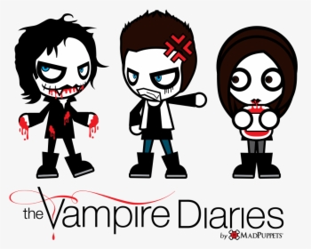 The Vampire Diaries By Mad Puppets By Madpuppetsofficial - Los Angeles, HD Png Download, Free Download