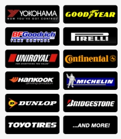 Lexington Discount Tires We Carry All Major Brands - Car Tires Brands, HD Png Download, Free Download