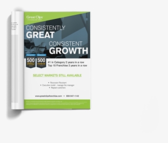Ad Design For Great Clips- Entrepreneur Magazine - Multimedia Software, HD Png Download, Free Download